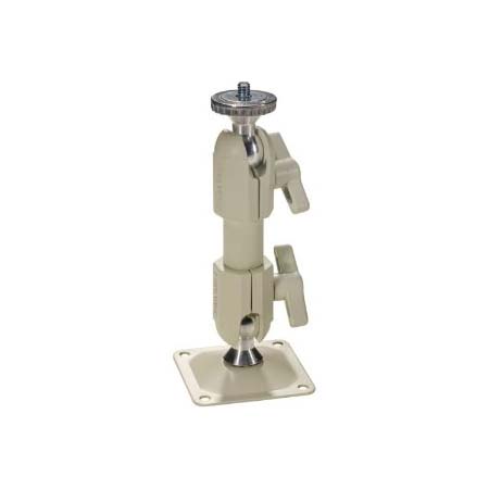 827-06W Panavise CCTV Deluxe - 6" Rise - Set Screw and Knob Adjustment - White