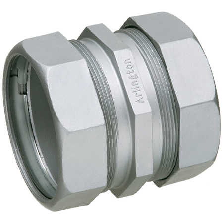 839-6 Arlington Industries 4" EMT Compression Couplings - Pack of 6