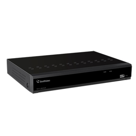 84-RNRL81-P00U Geovision 8CH H.265/H.264 PoE Standalone NVR 1 Bay - US