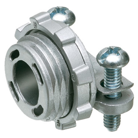 8400-100 Arlington Industries 3/8 MC-BX Connectors with RND - Pack of 100