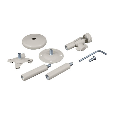 845-246W PanaVise CCTV MICRO DELUXE - ADJ. 2"-4"-6" RISE - KNOB & SET SCREW ADJ. - WHITE