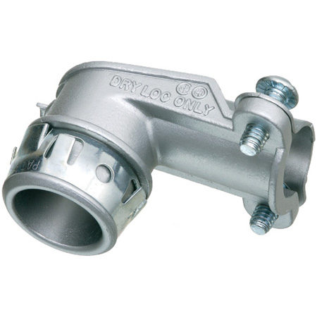 850AST-50 Arlington Industries 3/8" 90° Snap-Tite Connectors - Pack of 50