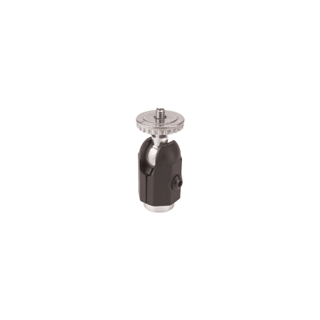 851-00 Panavise Knuckle with Male & Female 1/4 - 20 Threads - Knob and Set Screw - Black