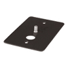 862 Panavise CCTV J-Box Plate Base - Black