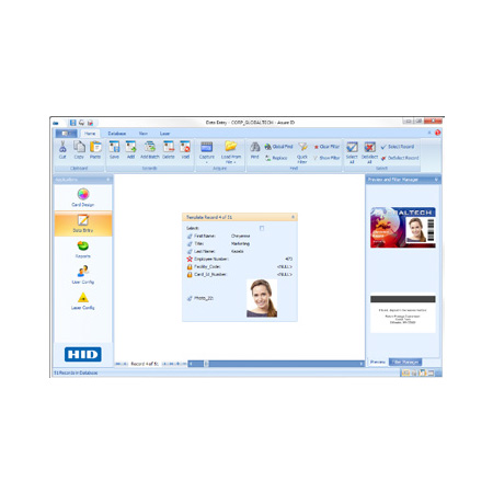 86512 HID Asure ID Express Card Personalization Software - Virtual License