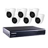 88-XVL08CR200-2TB UVS Line 8 Channel HD-TVI/HD-CVI/AHD/Analog + 4 Channel IP DVR Up to 120FPS @ 5MP - 2TB and 6 x 2MP 2.8mm Outdoor IR Eyeball HD-TVI/HD-CVI/AHD/Analog Security Cameras