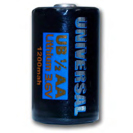 88041 UPG 3.6V 1/2 AA Lithium Cell (1200 mAh)