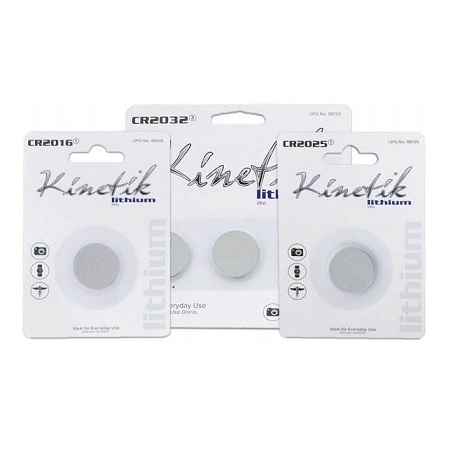 88133 UPG CR2032 Kinetik Lithium 3V 1 PC Carded Coin Cell Battery