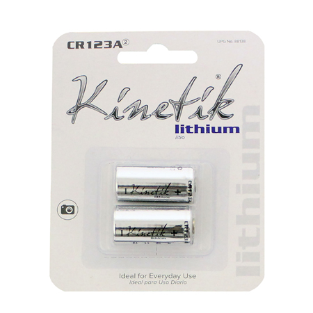 88138 UPG Kinetik Lithium 3V 2PC Carded Cylindrical Battery