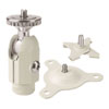 Show product details for 883-03W Panavise CCTV Dual Option - 3" Rise - Knob and Set-Screw Adj. - White