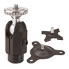 883-03 Panavise CCTV Dual Option - 3" Rise - Knob and Set-Screw Adj. - Black