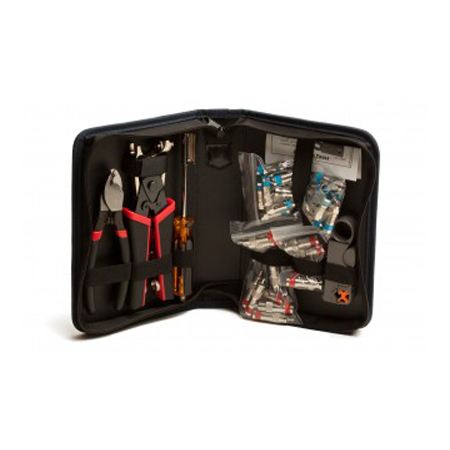 90123 Platinum Tools Coaxial Termination Kit w/Zip Case