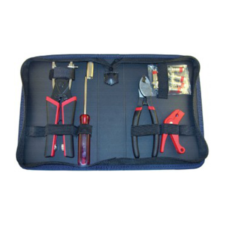 90137 Platinum Tools Seal Smart CCTV Compression Coax Kit w/ Zip Case