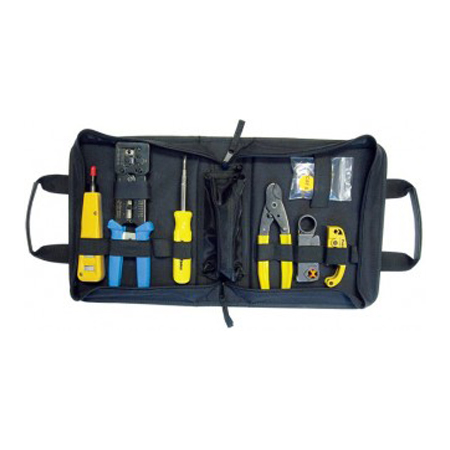 90150 Platinum Tools Basic HD Twisted Pair and Coax Kit w/ Zip Case
