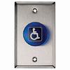 906-MO x 32D Dormakaba Rutherford Controls RCI Momentary 2-3/4” x 4-1/2” x 32D Handicap Pushbutton - Blue