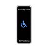 Show product details for 910NTC-HC Dormakaba Rutherford Controls Gesture Control Mullion Touchless Switch - Wheelchair Symbol