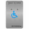 Show product details for 910TC-HC-SS Dormakaba Rutherford Controls Touchless Switch (Wheelchair) - Stainless