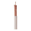 Show product details for 921003-46-01 Coleman Cable 18 AWG Shielded Solid Bare Copper RG6/U CL2P Plenum CCTV Coaxial Cable - 1000' Pull Box - White