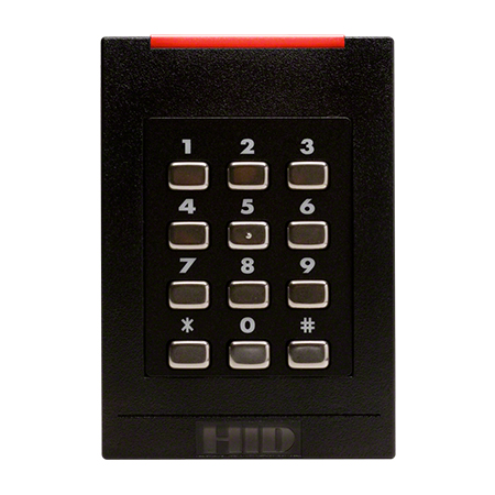 921NTNNEK00000 HID iCLASS SE RK40 Keypad Reader 6130 Wiegand Pigtail- Black
