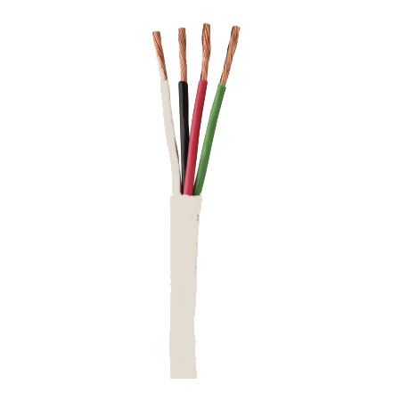 94644-45-01 Coleman Cable 14 AWG 4 Conductors Stranded Bare Copper Non-plenum CM/CL3 Direct Burial Audio Cable - 500' Pull Box - White