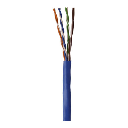 [DISCONTINUED] 96262-46-06 Coleman Cable 1000' Network Cable Unshielded Twisted Pairs (UTP) - CM Rated CAT5e - Pull Box - Blue