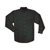 Show product details for 96605BLK-S Klein Tools Button-Down Black Shirt, Men's Small