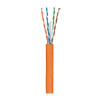 Show product details for 97200-46-03 Southwire 23 AWG 4 Unshielded Twisted Pairs (UTP) Solid Bare Copper CMR Non-plenum Cat6 Network Cable - 1000' Pull Box - Orange