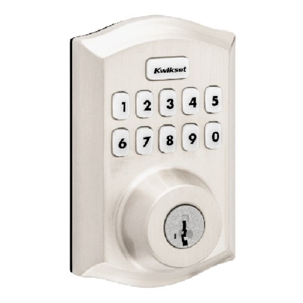 98930-001 Alarm.com Kwikset Home Connect 620 Deadbolt - Satin Nickel