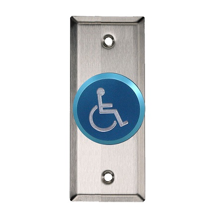 991NB-PTD x 32D Dormakaba Rutherford Controls 991 Pneumatic Time Delay Handicap Pushbutton