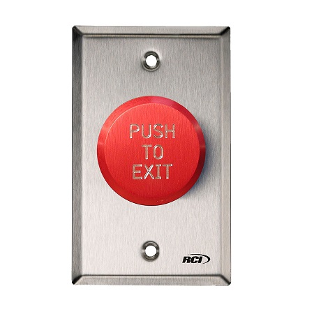 991R-PTD x 32D Dormakaba Rutherford Controls 991 Pneumatic Time Delay Exit Pushbutton