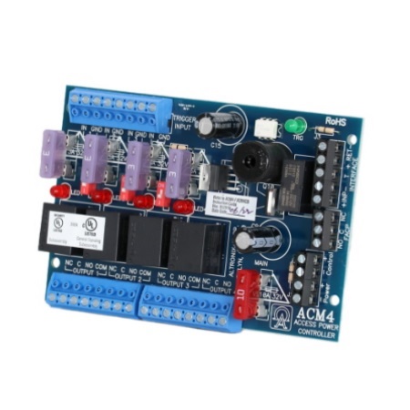 ACM4 Altronix 4 Output Access Power Controller Module - Fused Output