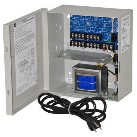 ALTV248ULCB3 Altronix 8 PTC Output CCTV Power Supply - 24VAC @ 3.5Amp or 28VAC @ 3Amp w/ Installed Power Cord