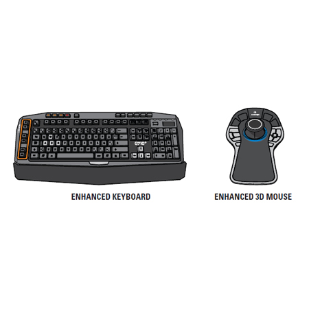 A1-KBD-3D-KIT2 Pelco VideoXpert Enhanced Keyboard and 3D Mouse Combo