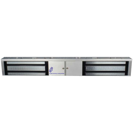 1200D Alarm Controls 1200 Pound Double Magnetic Lock with Bond Sensor Door Status Sensor and LED