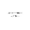 Show product details for AC100X Vanco Cable 3.5 mm Mono Plug 1/4 In Mono PlugG 6 ft