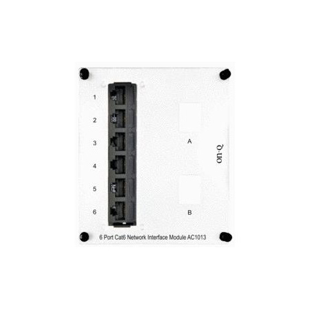 AC1013 Legrand On-Q 6 Port Cat 6 Network Interface Module