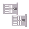 Show product details for AC1052CC2 Legrand On-Q Plastic Enclosure Cable Channels - 2 Pack