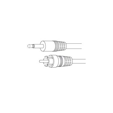 Vanco 3.5 mm Mono Plug to RCA Male Plug