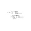 Show product details for AC119X Vanco Cable 3.5 mm Mono Plug To RCA Plug 3 ft