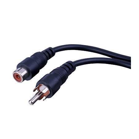 AC122X Vanco Cable RCA Plug To RCA Jack 12 ft