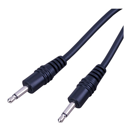 AC123X Vanco Cable 3.5 mm Mono Plug to 3.5 mm Mono Plug 6 ft