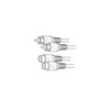 Show product details for AC272E Vanco Cable Dual RCA Plug to RCA Jack 6ft