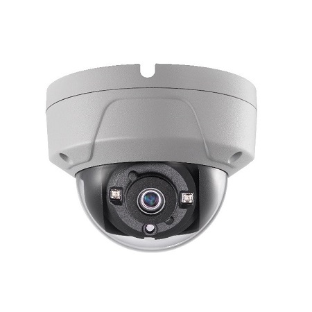 AC318-OD-2.8mm Red Line Series DS-2CE57U1T-VPIT 2.8mm 15FPS @ 8MP Outdoor IR Day/Night DWDR Dome HD-TVI/HD-CVI/AHD/Analog Security Camera 12VDC