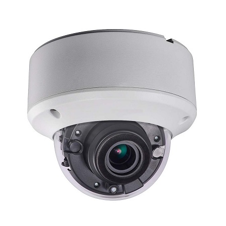 AC346D-OD4Z Red Line Series DS-2CE59H8T-AVPIT3ZF 2.7-13.5mm Motorized 20FPS @ 5MP Outdoor IR Day/Night WDR Dome HD-TVI/HD-CVI/AHD/Analog Security Camera 12VDC