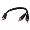 Show product details for AC3E Vanco Adapter RCA Jack to 2-RCA Plug 6 In