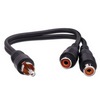 Show product details for AC3FX Vanco Adapter RCA Plug to 2-RCA Jack 6 In