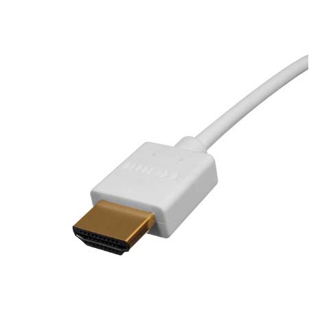 AC3M02-WH-V1 Legrand On-Q 2-Meter High Speed HDMI with Ethernet Slimline Cable
