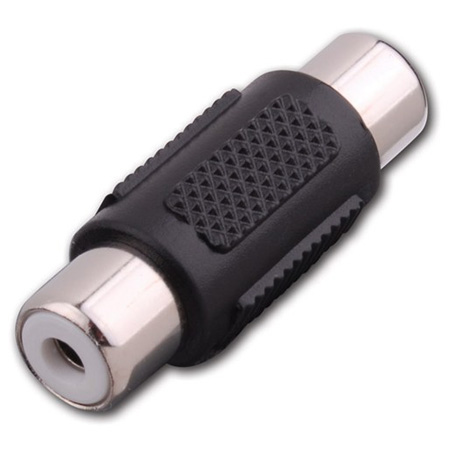 AD502GMX Vanco Adapter RCA Jack to RCA Jack Metal Gold