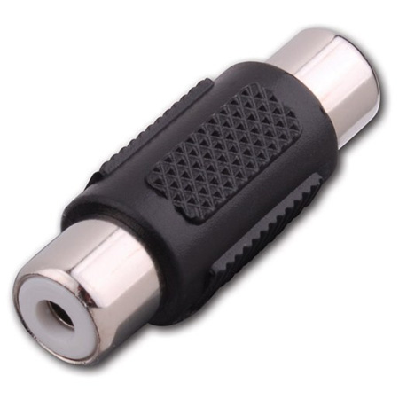 AD502GX Vanco Adapter RCA Jack to RCA Jack Gold