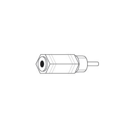 Vanco RCA Male Plug - 3.5 mm Mono Jack Adapter